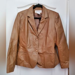 Jones New York  Size 14 Leather jacket